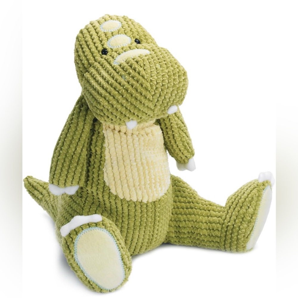 Green Corduroy Dinosaur Stuffed Animal